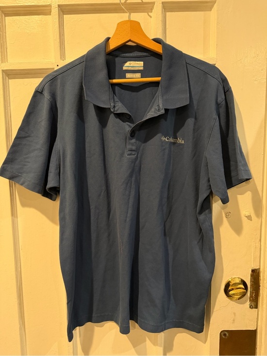 Columbia Other - Columbia Men's Slate Blue Short-Sleeve Polo